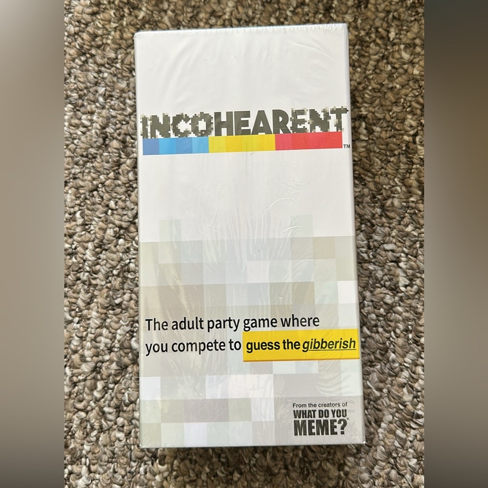 Incohearent Adult Party Game